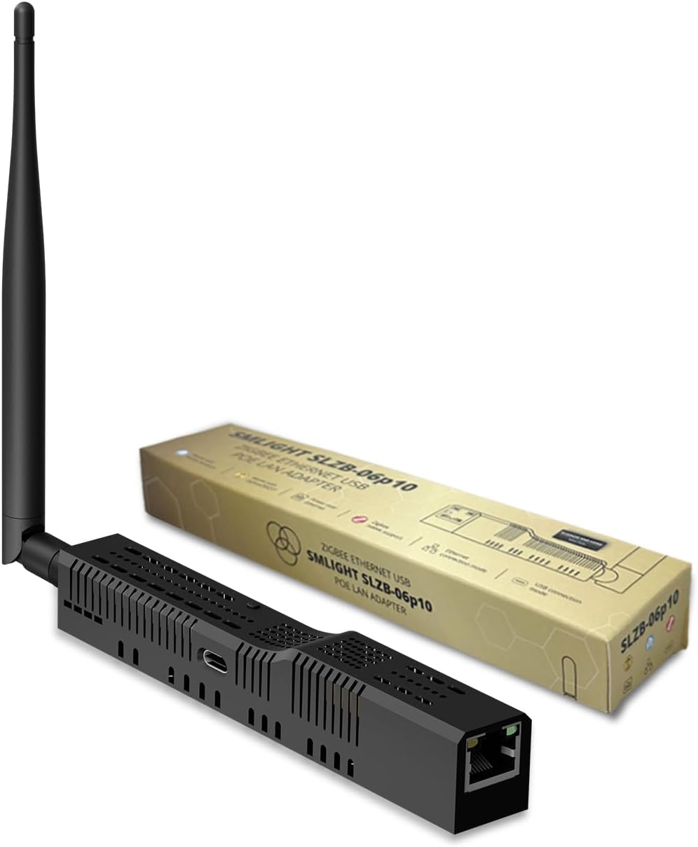 SLZB-06p10 – Adaptateur Zigbee 3.0 vers Ethernet, USB et WiFi avec PoE (Neuf)